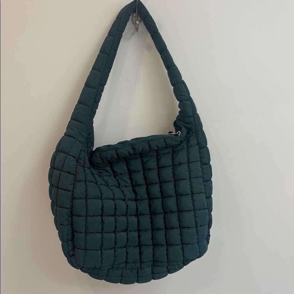 Free People Quilted Carryall - Evergreen - Picture 7 of 8